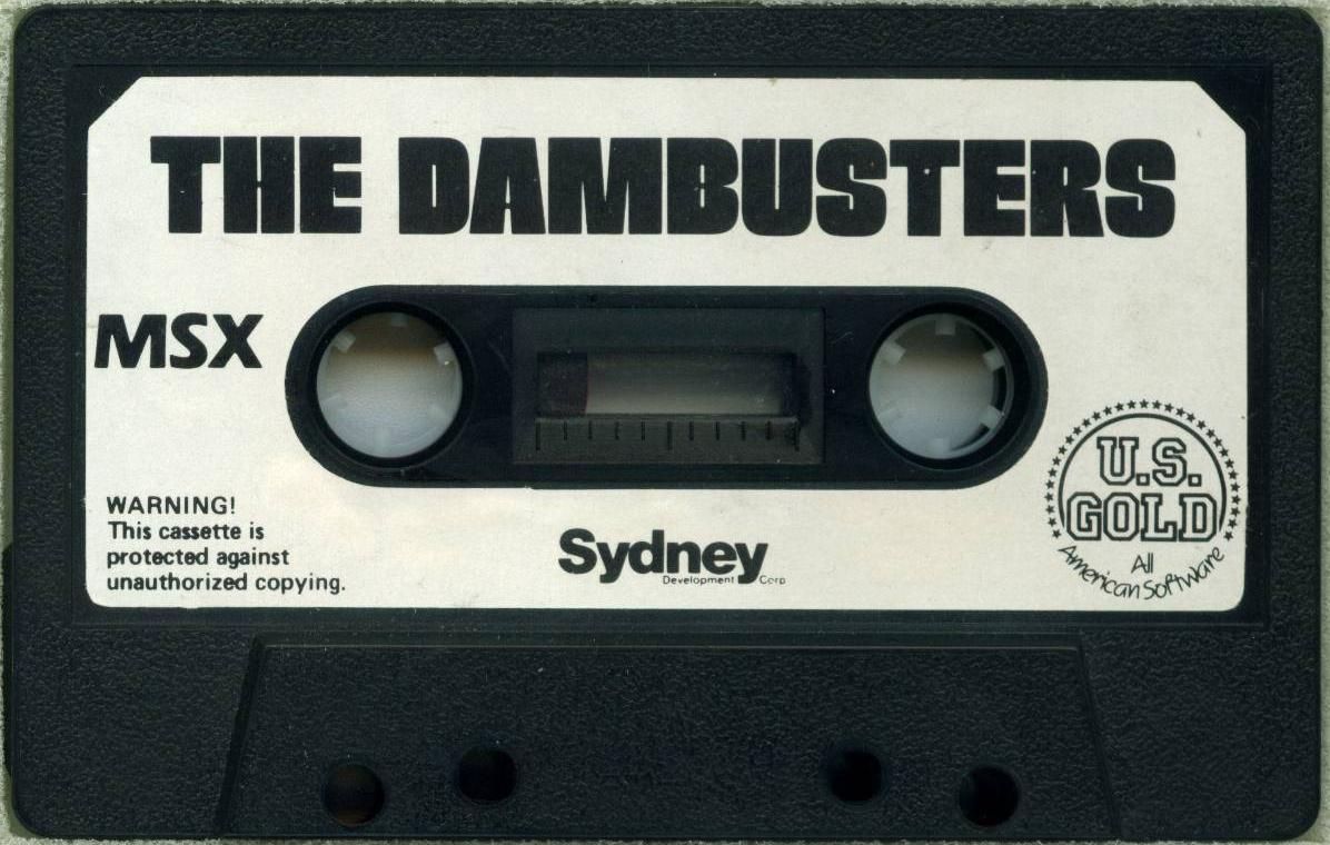 Dam Busters box art for MSX